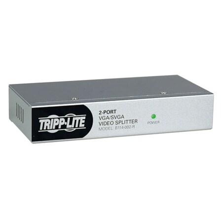 Tripp Lite VGA/SVGA 350MHZ VIDEO, SPLITTER - 2 PORT - HD15 M/2XF,  421047